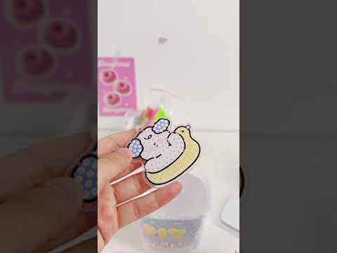 Sticky diamond keychain handmade learning toys