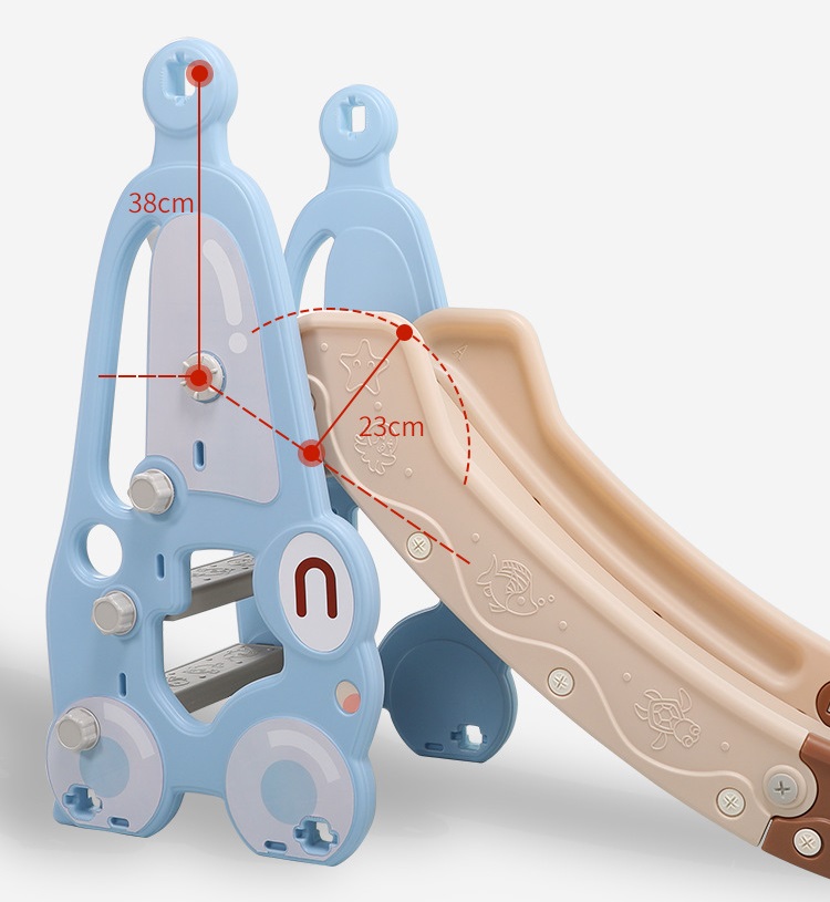 3 in 1 slider, swing & ball goal