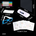 3D Fluorescent Drawing Board 