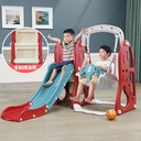 3 in 1 slider, swing & ball goal