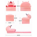 Extended Children's Folding Sofa Seat