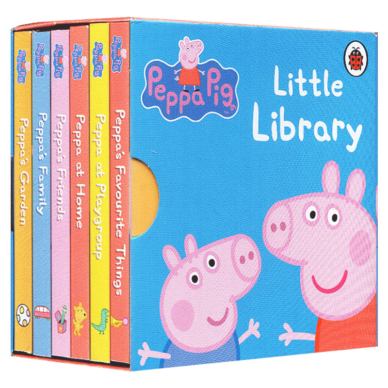 Peppa Pig learning books (English) 6 volumes