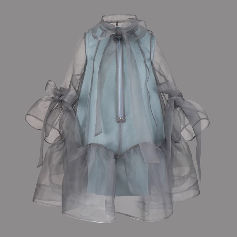 [DRES00055] فستان بناتي (BLUE, 90)