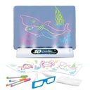 3D Fluorescent Drawing Board 