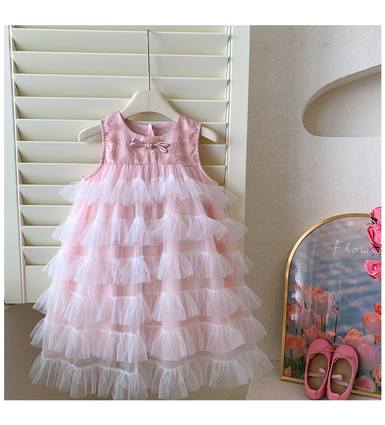 [DRES00184] GIRL DRESS (PINK, 80)