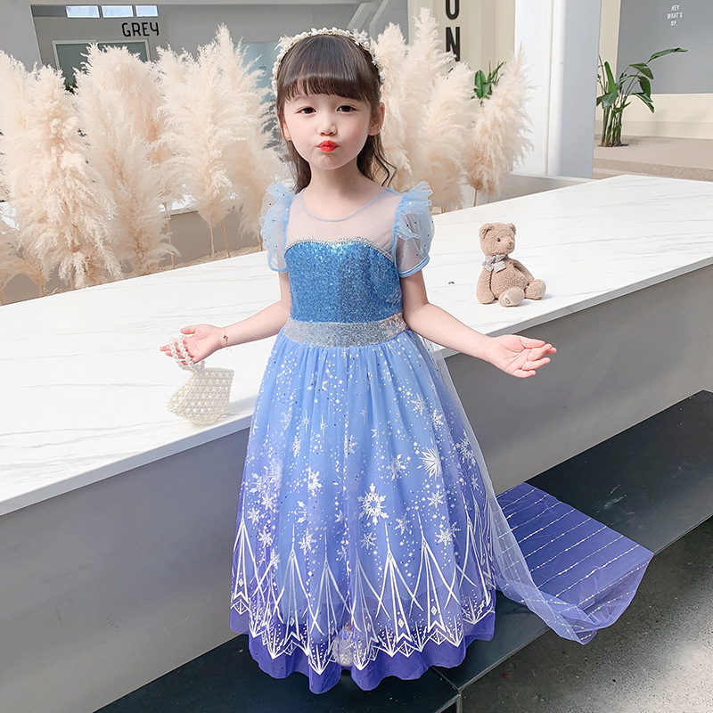 [COST00028] Frozen Elsa Princess Dress (100)