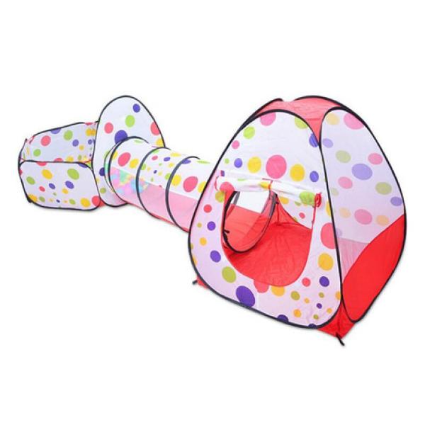 [TOYS00009] خيمة مع نفق وحوض كور (RED)