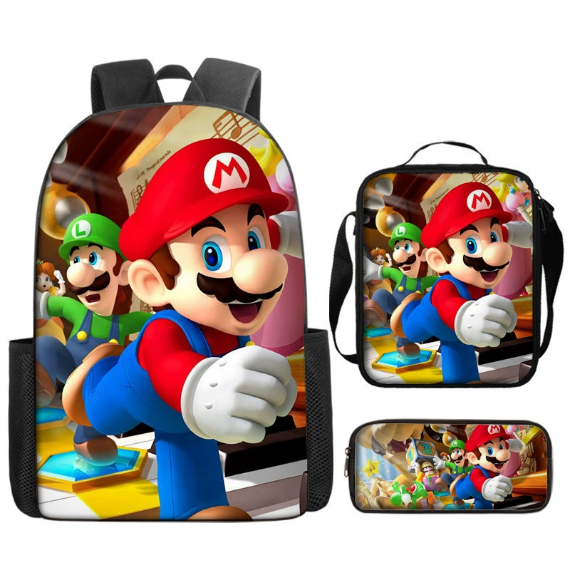 [STNR00047] School Bag - Supermario 16 inches (Model1)