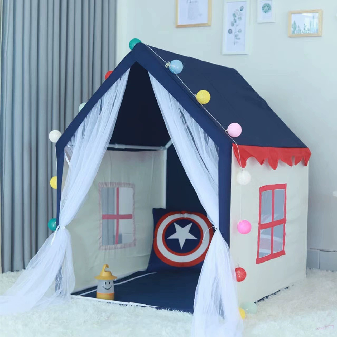 [TOYS00038] KIDS VERTICAL TENT (BLUE)