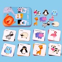 Wooden shapes and letters (Guess who I am) game