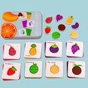 Wooden shapes and letters (Guess who I am) game