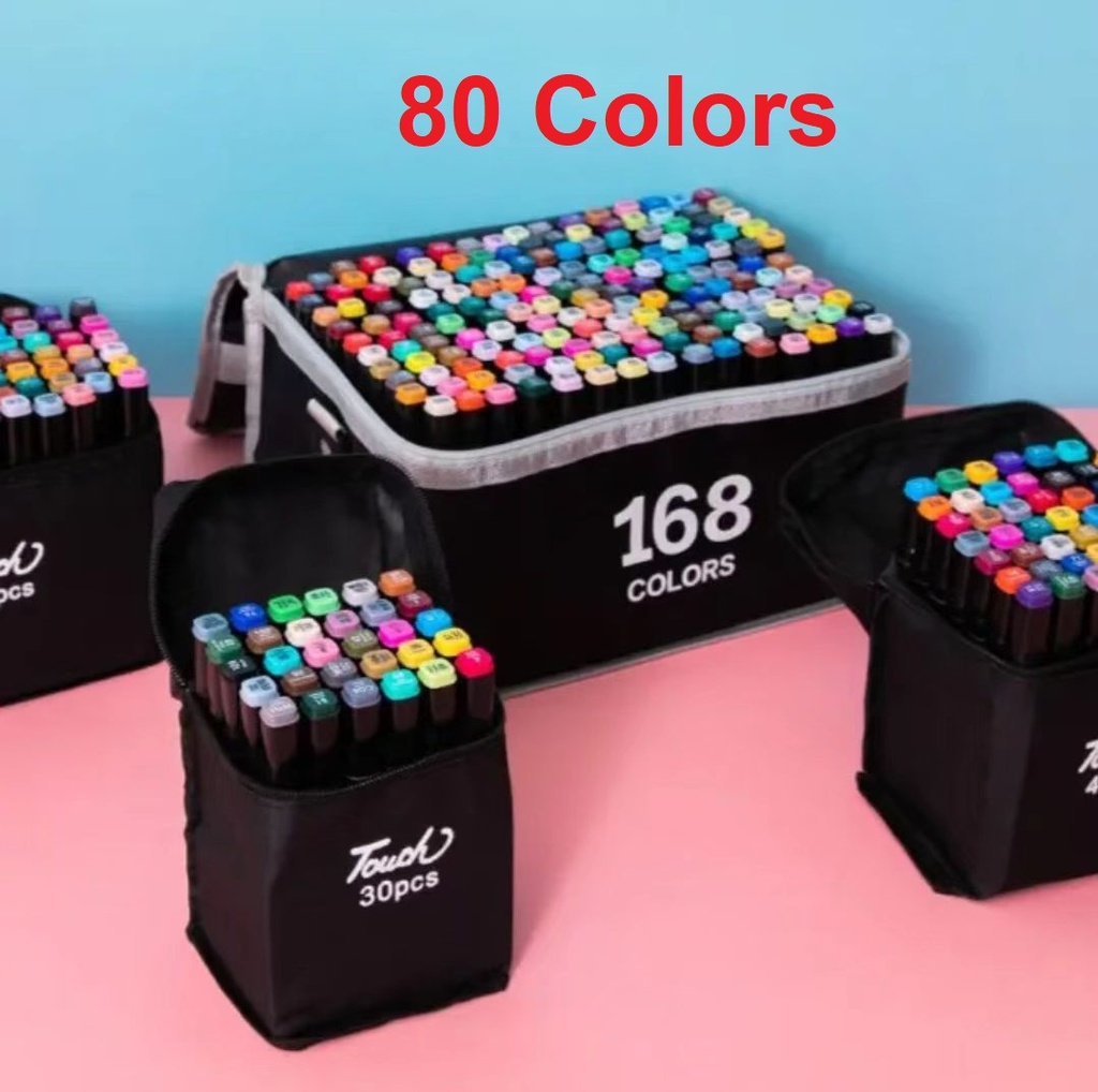 Coloring-twin marker pens 80 colors