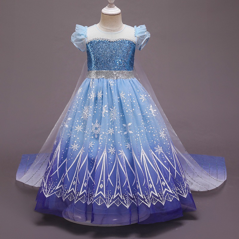 فستان تنكري فروزن الأميرة إلسا