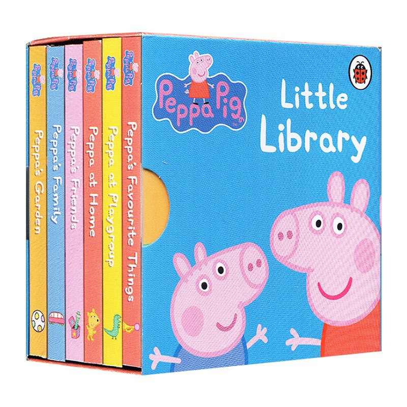 [STNR00019] Peppa Pig learning books (English) 6 volumes