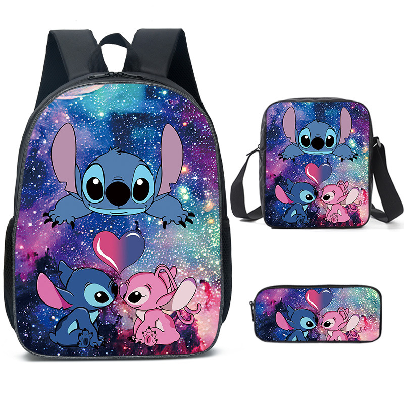 School Bag Set - Stitch (16 inch)