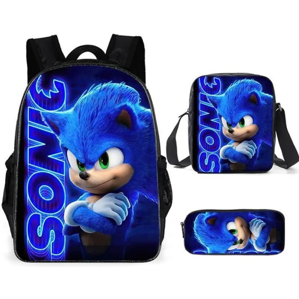 School Bag Set -Sonic